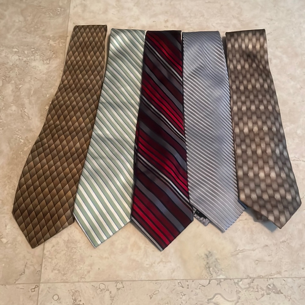 💕HP💕5 ties 100% silk - various brands